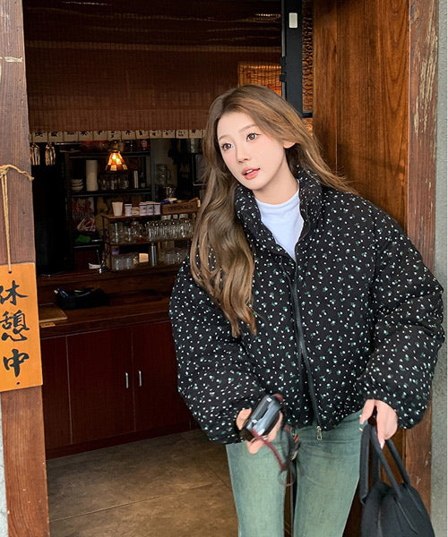 小花柄ダウンジャケット / 15294