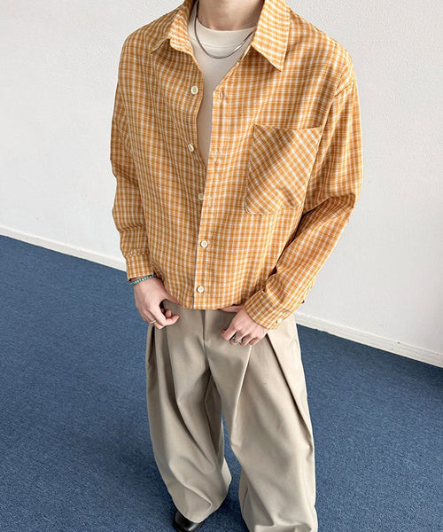 レトロチェック柄シャツ / 16257