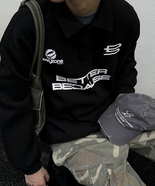 スウェットポロシャツ / 14354