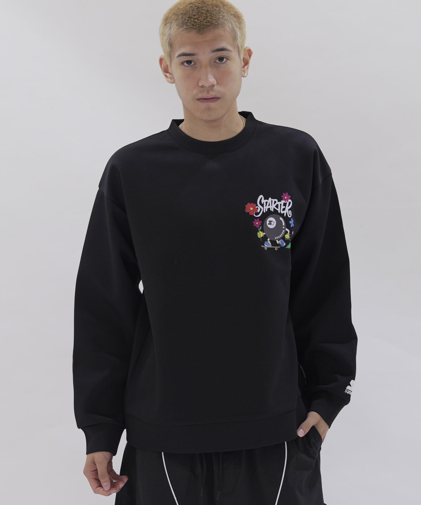 STARTER BLACK LABEL ダンボールニットトレーナー/14060