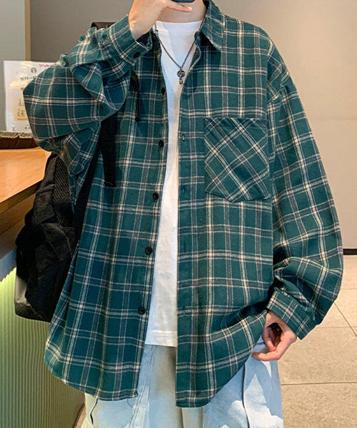 オーバーサイズチェック柄シャツ / 15199