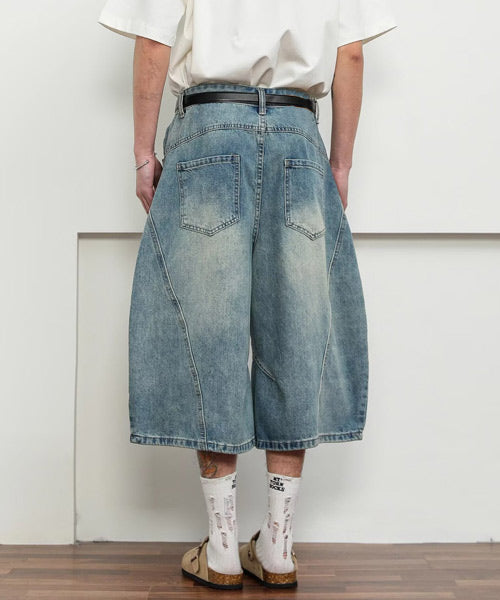カーブハーフデニムパンツ / 15851