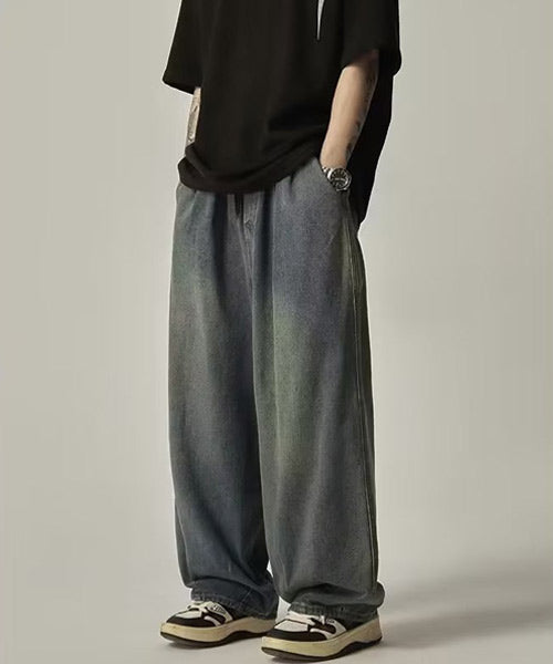 ワイドバルーンイージーデニムパンツ / 15498