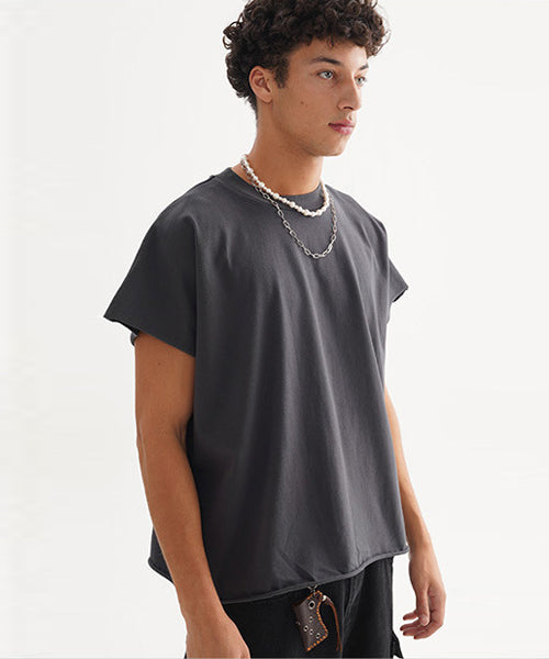 ショート丈半袖Tシャツ / 14485