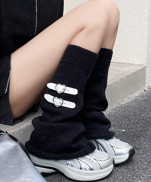 ハートベルト付きニットレッグウォーマー / 15088