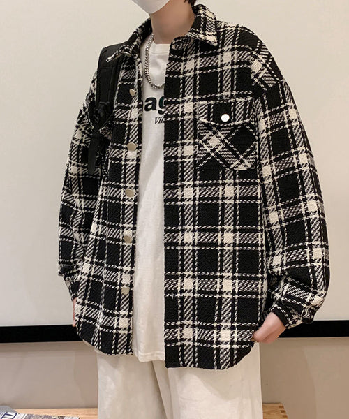 チェック柄シャツジャケット / 15239