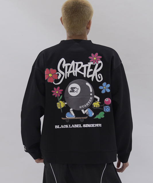 STARTER BLACK LABEL ダンボールニットトレーナー/14060