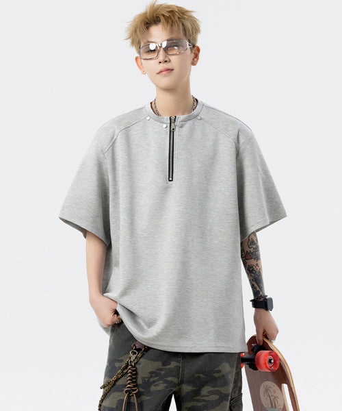 ハーフジップTシャツ / 15913