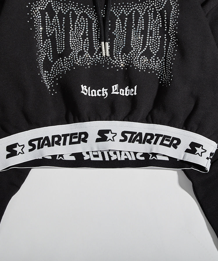 STARTER BLACK LABEL 裏起毛ショート丈パーカー/14074