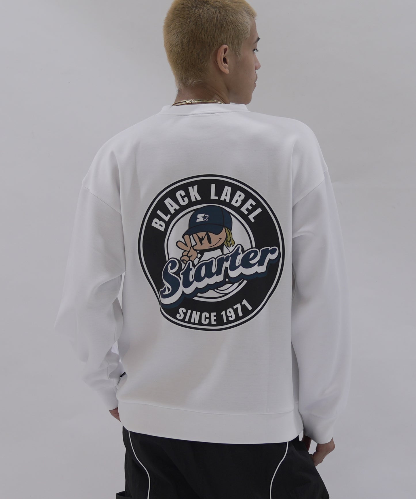 STARTER BLACK LABEL ダンボールニットトレーナー/14060