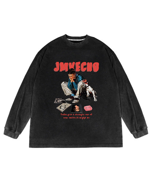 Champion チャンピオン ロンT メンズ 長袖Tシャツ ロゴ プリント