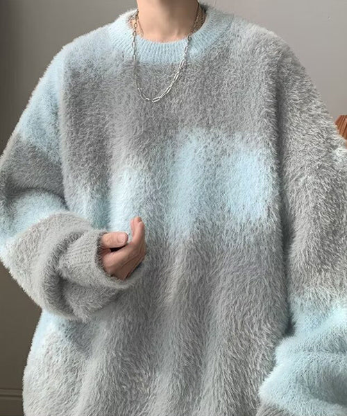 アブストラクト柄ニット/14234