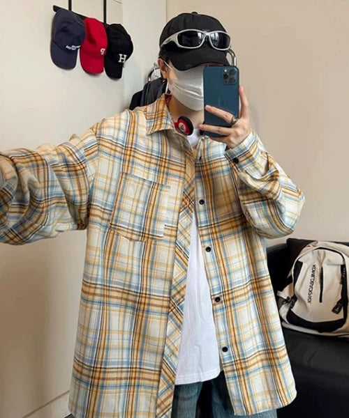 チェック柄シャツ / 14353