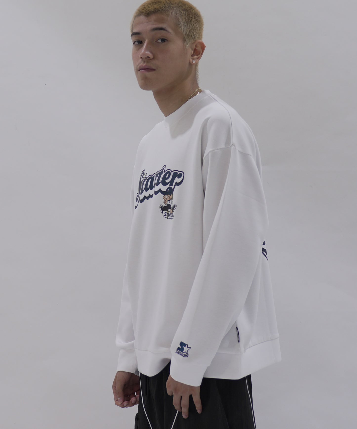STARTER BLACK LABEL ダンボールニットトレーナー/14060