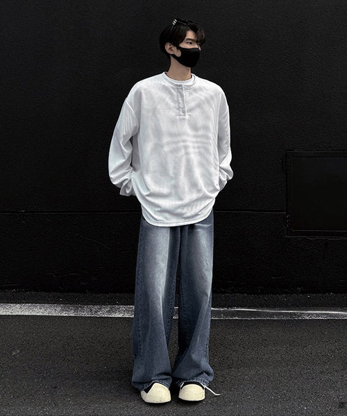 ヘンリーネックロンT / 15134