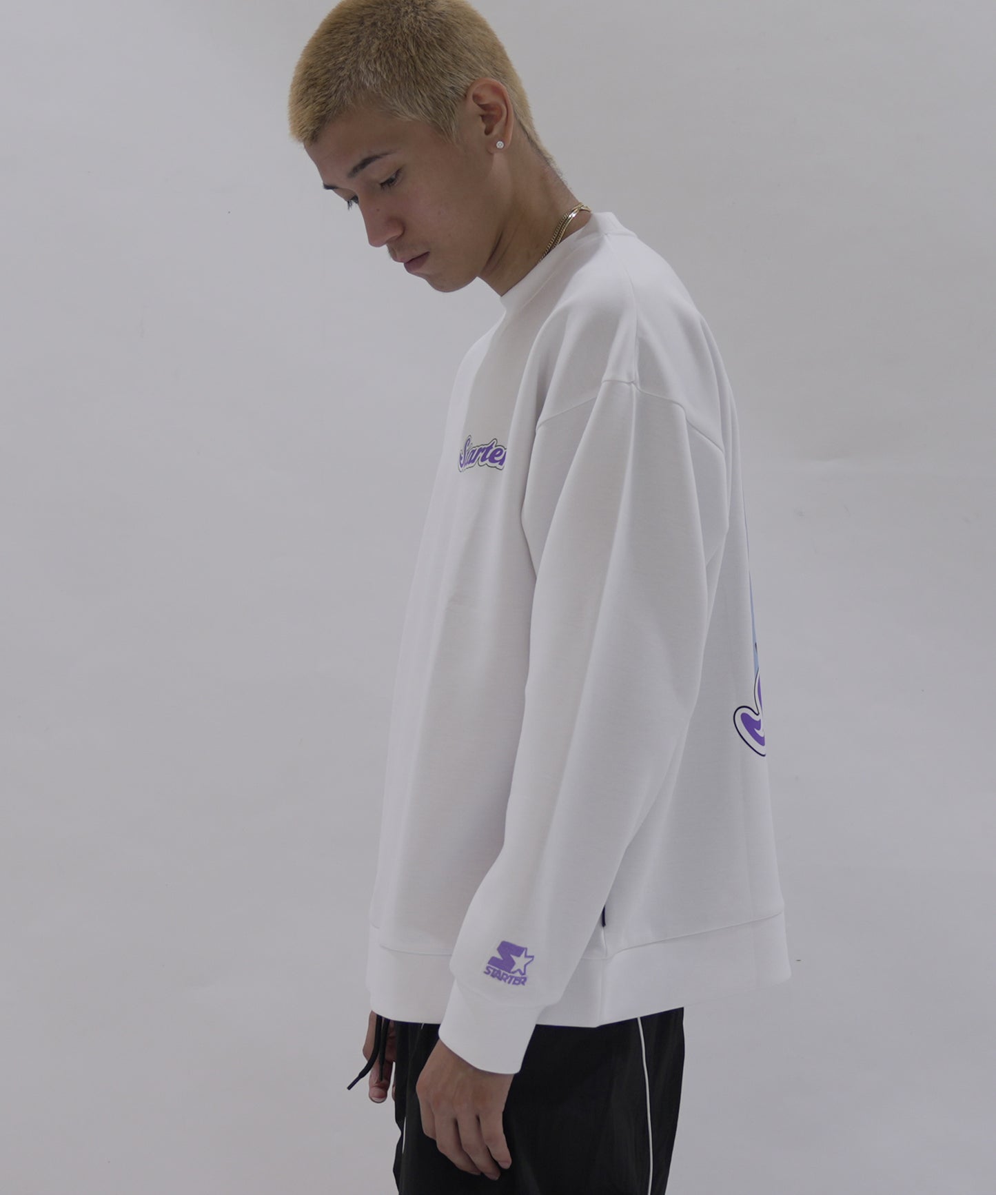 STARTER BLACK LABEL ダンボールニットトレーナー/14060