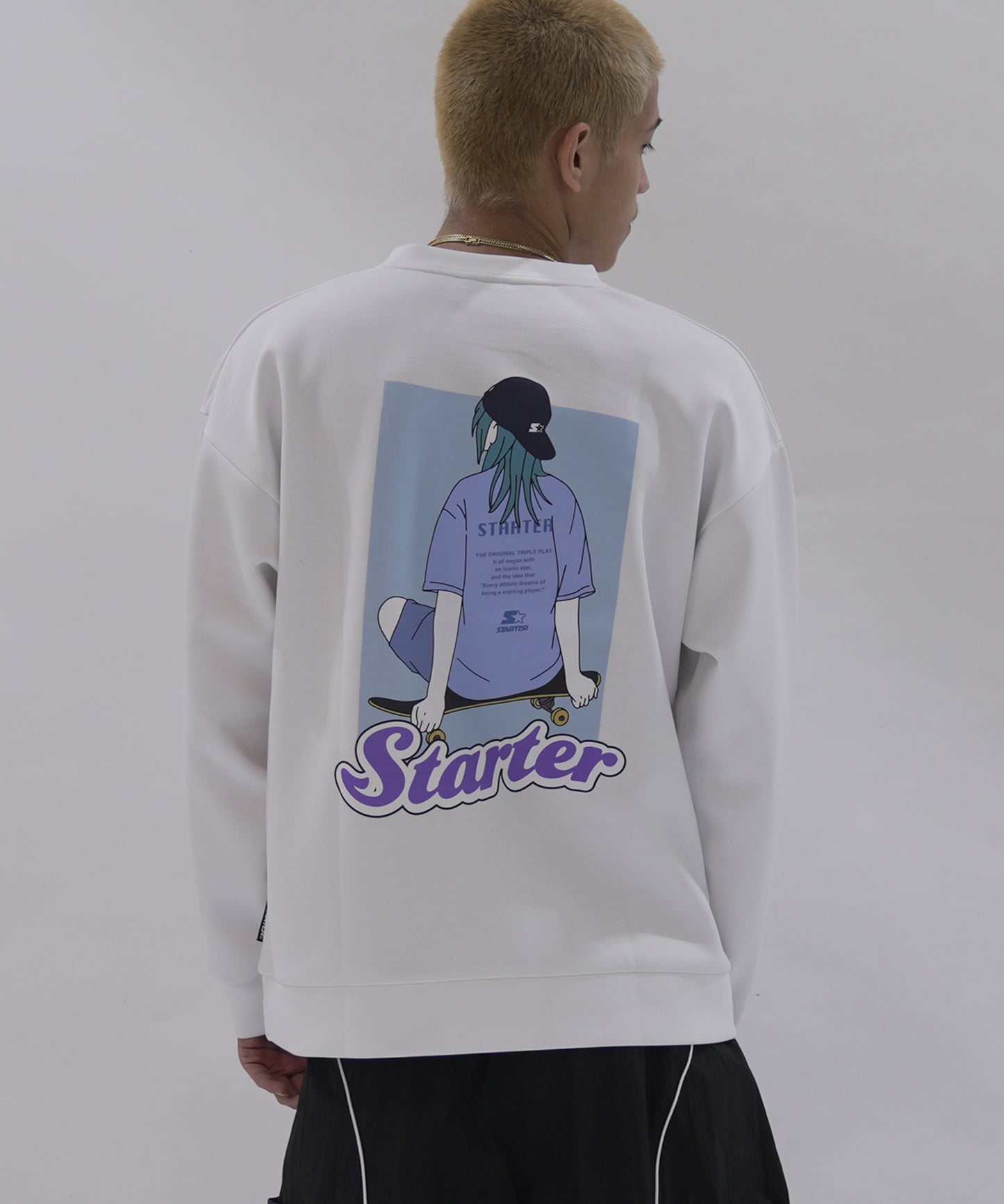 STARTER BLACK LABEL ダンボールニットトレーナー/14060