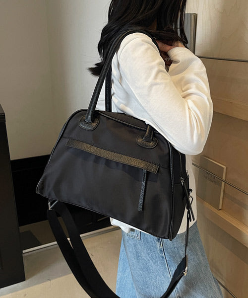 パイピングダブルジップボストンバッグ / 15181