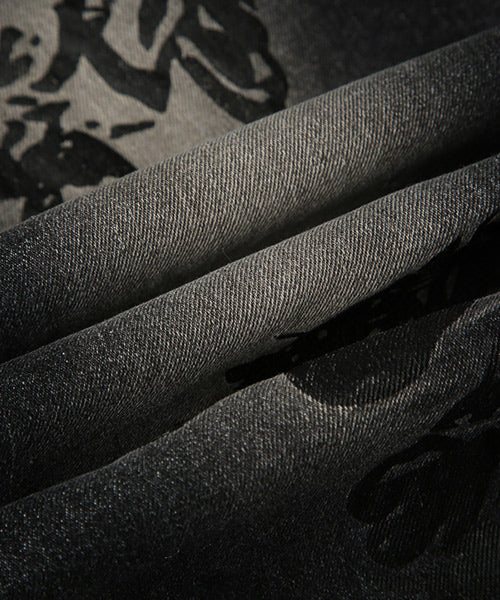 バタフライフレアデニムパンツ / 15004