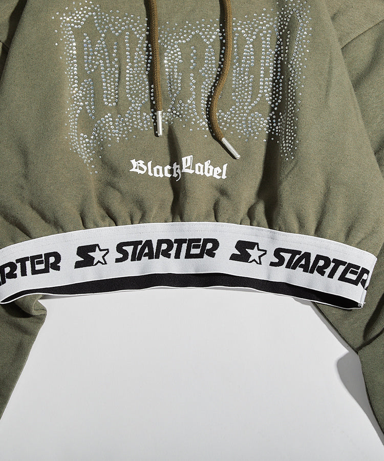 STARTER BLACK LABEL 裏起毛ショート丈パーカー/14074