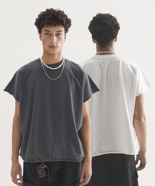 ショート丈半袖Tシャツ / 14485