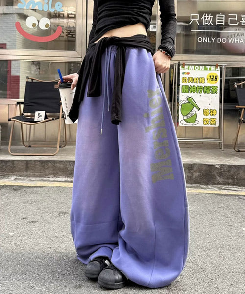 ユーズド加工ロゴスウェットパンツ / 15267