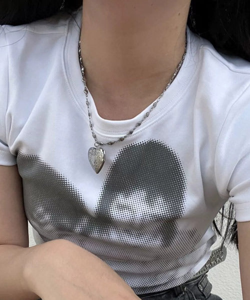 ハートロケットペンダントネックレス / 15049