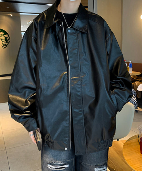 フェイクレザーブルゾン / 15345