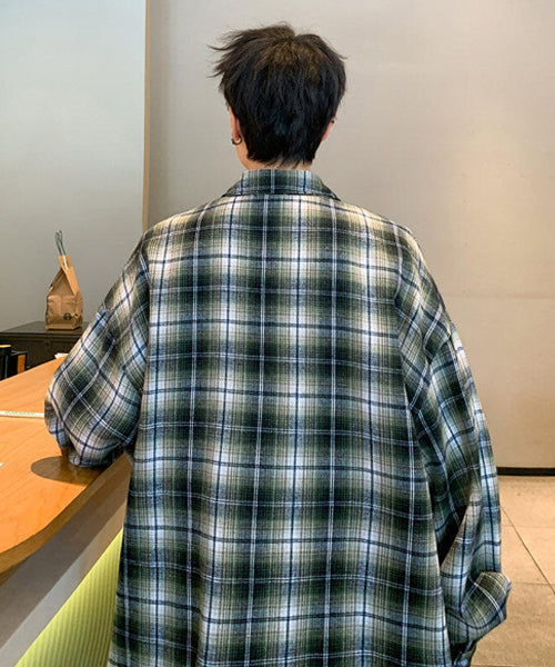 オーバーサイズチェック柄シャツ / 15200