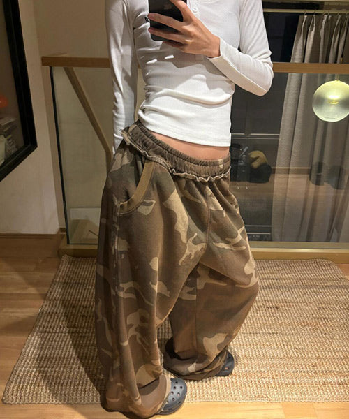 カモフラージュ柄スウェットパンツ / 15037