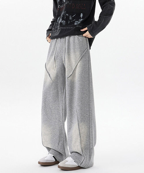 ユーズド加工ルーズスウェットパンツ / 15124
