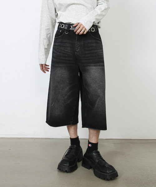 Dカン付きデニムハーフパンツ / 14433