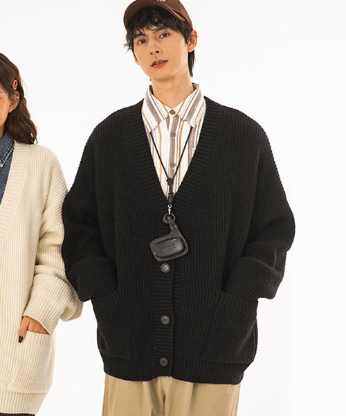 Vネックニットカーディガン/13931