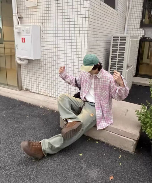 ユーズドライクチェック柄シャツ / 15659