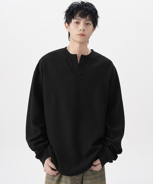 ヘンリーネックロンT / 15134