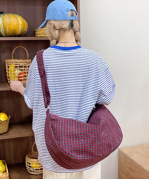 チェック柄ショルダーバッグ / 15040
