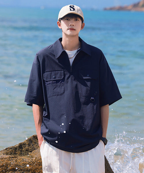 ハーフジッププルオーバー / 14571