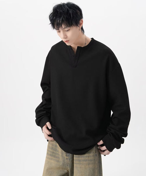 ヘンリーネックロンT / 15134