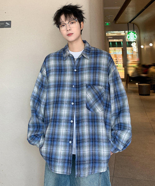オーバーサイズチェック柄シャツ / 15200