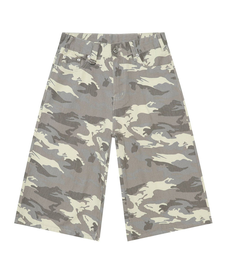 Dカン付きデニムハーフパンツ / 14433