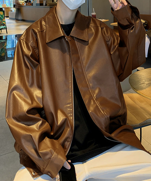 フェイクレザーブルゾン / 15345