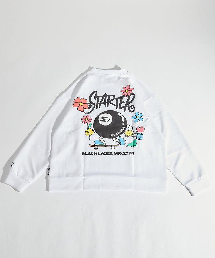 STARTER BLACK LABEL ダンボールニットトレーナー/14060
