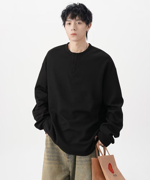ヘンリーネックロンT / 15134