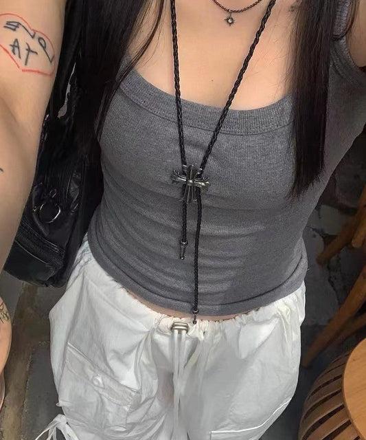 ゴシッククロスロングネックレス / 14826