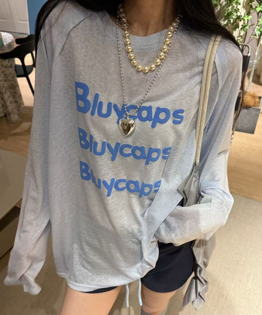 オーバーサイズ発泡プリントシアーロンT / 15027