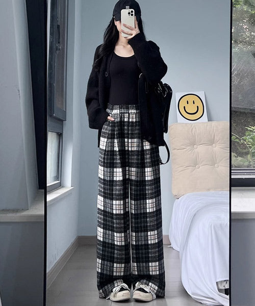 チェック柄イージーパンツ / 15420