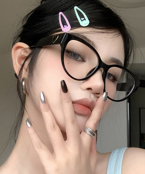 ハートビッグフレームメガネ / 15099