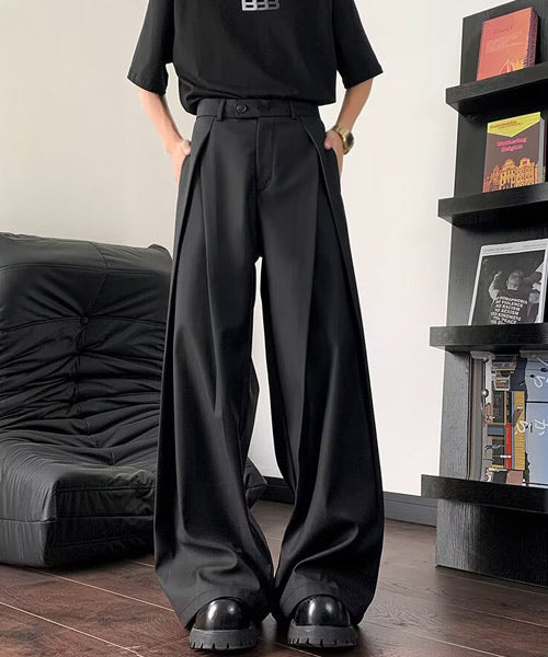 ルーズシルエットタックスラックスパンツ / 15406