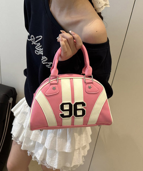 レトロスポーティ配色ショルダーバッグ / 15203
