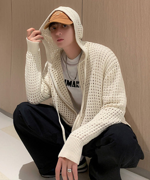 メッシュニットジップパーカー / 15168